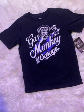 Gas Monkey Garage Kids Black Graphic Tee